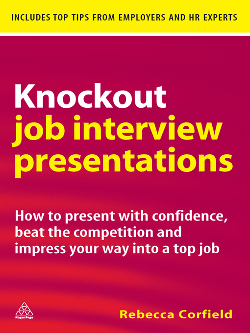 Title details for Knockout Job Interview Presentations by Rebecca Corfield - Available